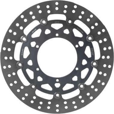 Brake disc Voor drijvend, 300/105,3x5mm 6x120mm, diameter bevestigingsgat 6,5mm, hoogte (tussenruimte) 0 past: BMW F 450X/650/650GS/650GS (Dak.)/650GS (Sertao)/650GS ABS/700 GS/700 GS /800 GS/800 GS (