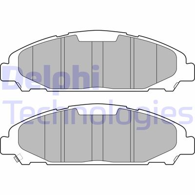Комплект тормозных колодок, дисковый тормоз DELPHI LP3255 для FORD USA MUSTANG