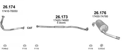 SISTEM DE ESAPAMENT POLMO POLMO00272