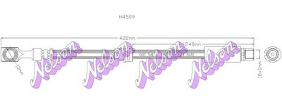 Тормозной шланг KAWE H4509 для CHEVROLET ZAFIRA