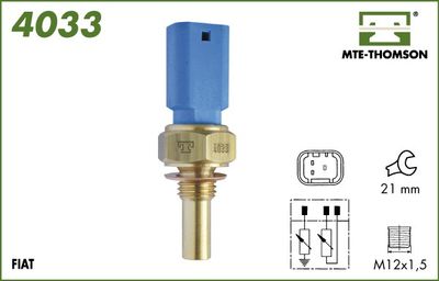 MTE-THOMSON 4033 Датчик включения вентилятора  для FIAT ALBEA (Фиат Албеа)