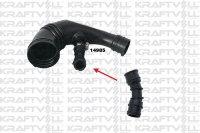 Трубка нагнетаемого воздуха KRAFTVOLL GERMANY 10032130 для FIAT IDEA