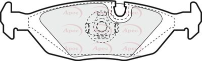 Brake Pad Set APEC PAD404