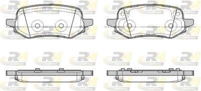 Комплект тормозных колодок, дисковый тормоз ROADHOUSE 21886.00 для FORD PUMA
