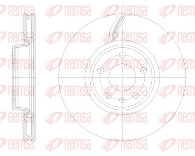 REMSA 62131.10 Гальмівні диски 