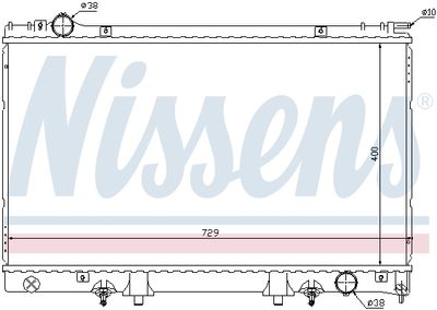 RADIATOR RACIRE MOTOR NISSENS 645951 5