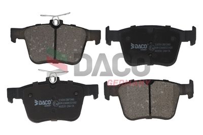 Stabdžių trinkelių rinkinys, diskinis stabdys 324204 DACO