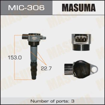 Катушка зажигания MASUMA MIC-306 для MITSUBISHI OUTLANDER