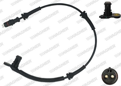 Czujnik, prędkość obrotowa koła WAGNER ABS00588