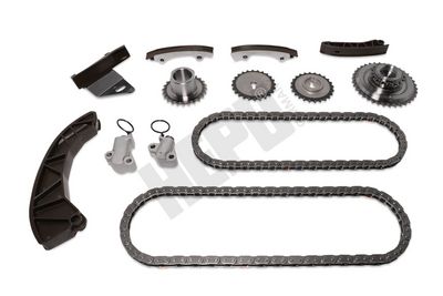 Timingset (ketting + tandwiel) past: HYUNDAI ACCENT III, ACCENT IV, ELANTRA IV, ELANTRA V, GETZ, I10 I, I20 ACTIVE, I20 I, I20 II, I30, I40 I, I40 I CW, IX20, IX35, MATRIX, TUCSON 1.1D-1.7D 07.04-