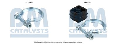 zestaw montażowy, filtr sadzy / filtr cząstek stałych BM CATALYSTS FK11141