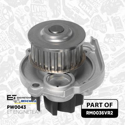 Vodní pumpa + sada ozubeného řemene ET ENGINETEAM RM0036VR2