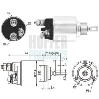 SOLENOID ELECTROMOTOR