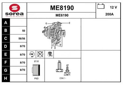 GENERATOR SNRA ME8190