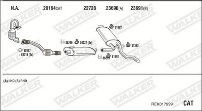 SISTEM DE ESAPAMENT WALKER REK017999