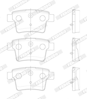 Brake Pad Set, disc brake FDB1885