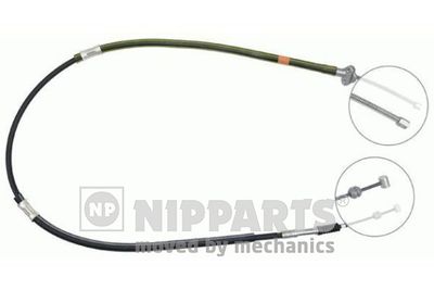Тросик, cтояночный тормоз NIPPARTS J16358 для TOYOTA STARLET