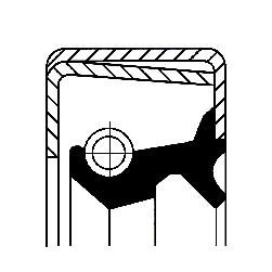 Krukas oliekeerring (62x80/80x16)