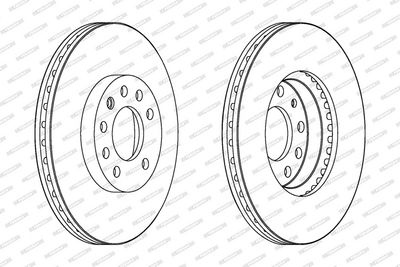 DISC FRANA FERODO DDF1191 1