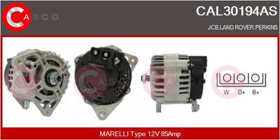 Генератор CASCO CAL30194AS для LAND ROVER 110/127