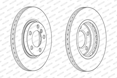 DISC FRANA FERODO DDF2125C 1