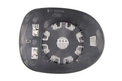 Zijspiegel glas Links (asferisch, met verwarming, chroom) past: HONDA CIVIC VIII HB 09.05-09.11