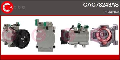 Компрессор, кондиционер CASCO CAC78243AS для KIA MAGENTIS