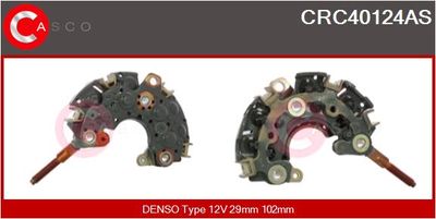 CASCO Gleichrichter, Generator Brand New HQ (CRC40124AS)