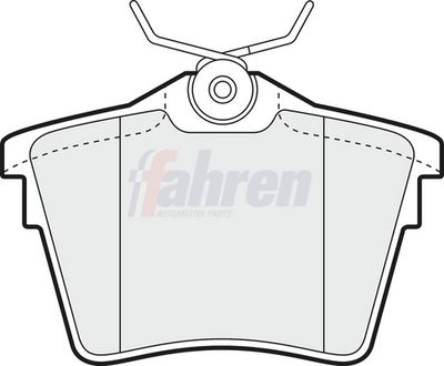 Fahren Brake Pad Set, disc brake FBP3122
