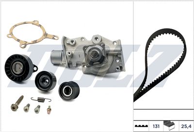 Vodní pumpa + sada ozubeného řemene DOLZ KD125