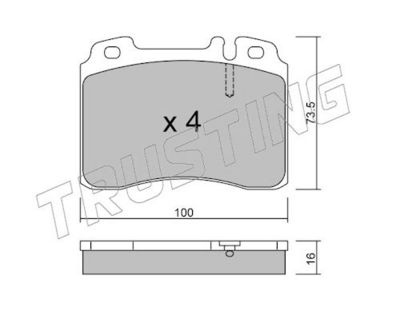 SET PLACUTE FRANA FRANA DISC TRUSTING 6831