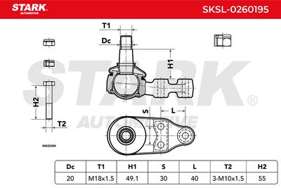 Шарнири STARK SKSL-0260195