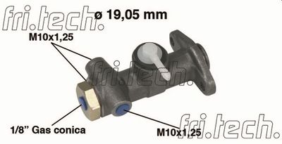 Главный тормозной цилиндр fri.tech. PF010 для FIAT 500