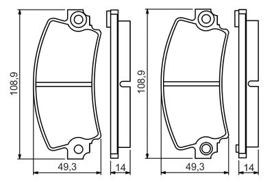 SET PLACUTE FRANA FRANA DISC BOSCH 0986495270 4