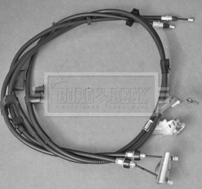 Cable Pull, parking brake Borg & Beck BKB3670