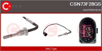 SENZOR TEMPERATURA GAZE EVACUARE CASCO CSN73F28GS