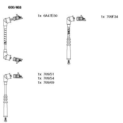 SET CABLAJ APRINDER BREMI 600468