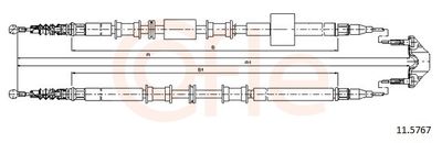 CABLU FRANA DE PARCARE