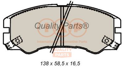 Комплект тормозных колодок, дисковый тормоз IAP QUALITY PARTS 704-09013 для ISUZU TROOPER