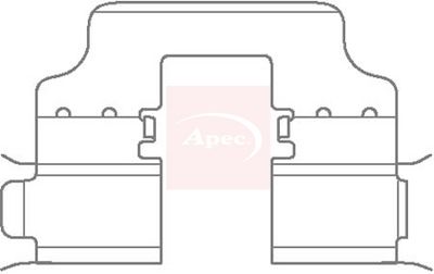 APEC Accessory Kit, disc brake pad KIT1132