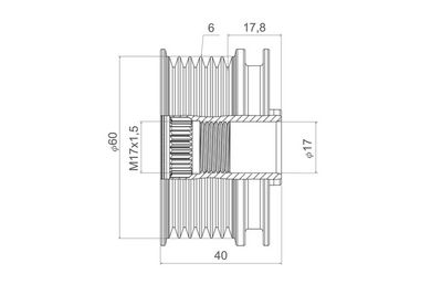 SISTEM ROATA LIBERA GENERATOR VALEO 588443 2