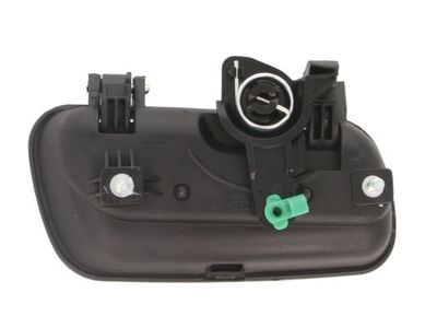 Door handle Achter Rechts (binnen, zwart) past: CITROEN BERLINGO I  PEUGEOT PARTNER 07.96-10.08