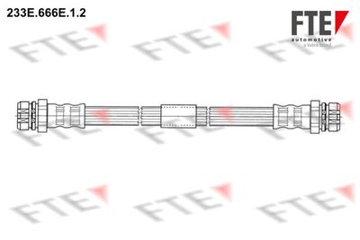 Тормозной шланг FTE 9240396 для VW BEETLE