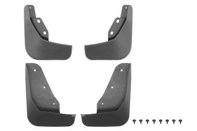 Spatlap Achter/Voor Links/Rechts (set 4 stuks.) past: FORD ECOSPORT 10.17-