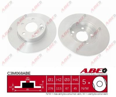 Bromsskiva ABE C3M068ABE