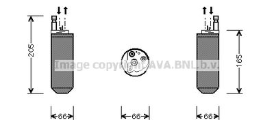 AVA QUALITY COOLING JRD029 Осушитель кондиционера  для JAGUAR XK (Ягуар Xk)