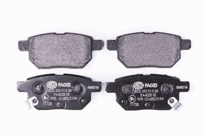Комплект тормозных колодок, дисковый тормоз HELLA 8DB 355 013-581 для GREAT WALL C30