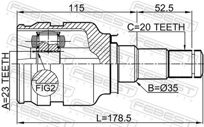 Joint Kit, drive shaft 0111-ZRT270