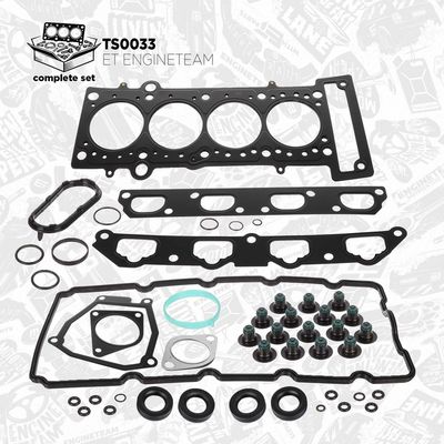 комплект гарнитури, цилиндрова глава ET ENGINETEAM TS0033