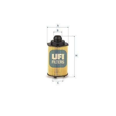 Масляный фильтр UFI 25.276.00 для SSANGYONG XLV
